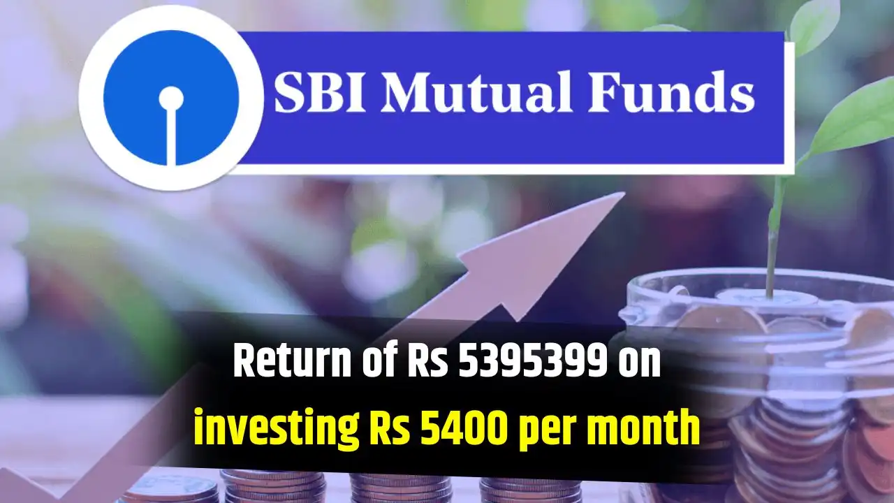 return of Rs 5395399 on investing Rs 5400 per month